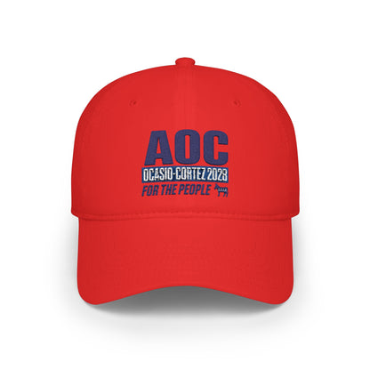 AOC 'For The People' Alexandria Ocasio-Cortez Embroidered Baseball Hat
