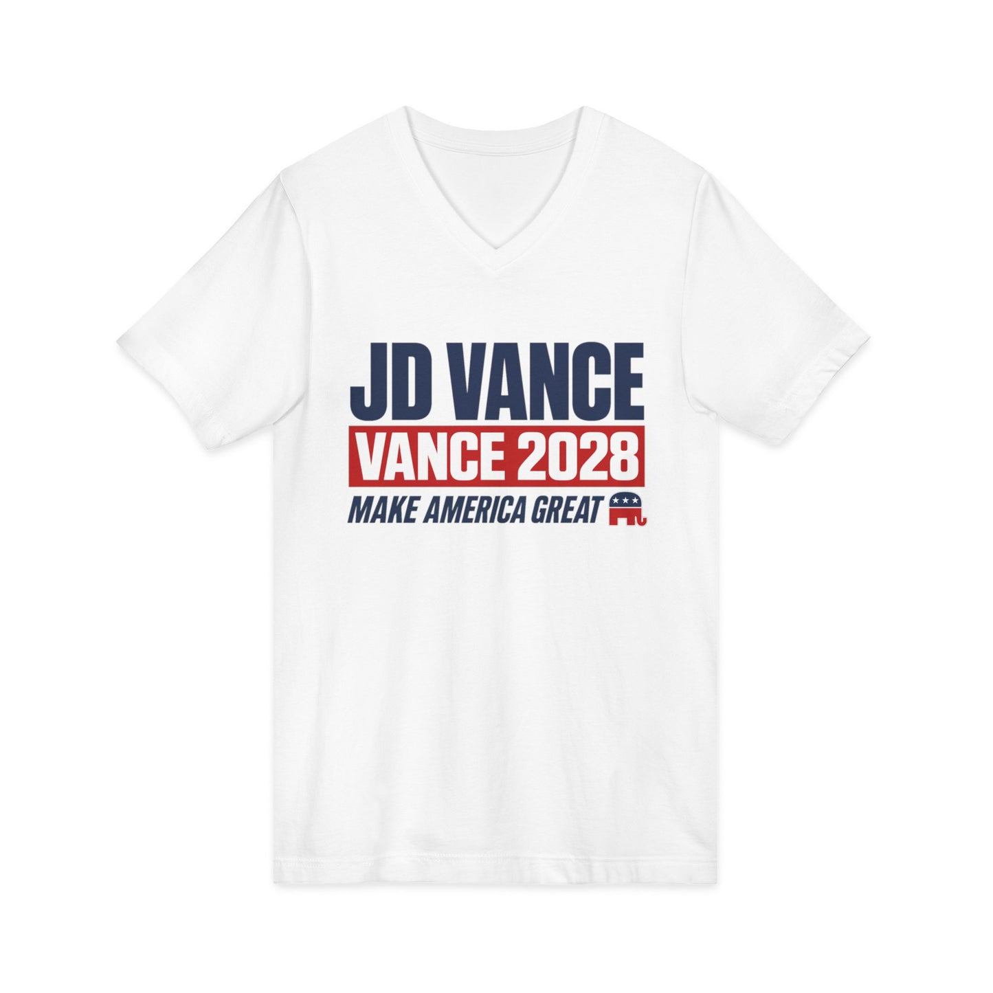 JD Vance 2028 Campaign V-Neck T-Shirt — Make America Great Republican Tee