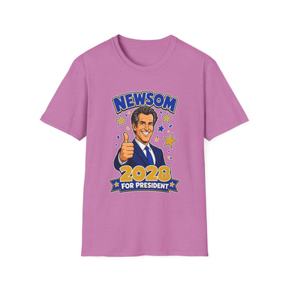 Newsom 2028 For President T-Shirt