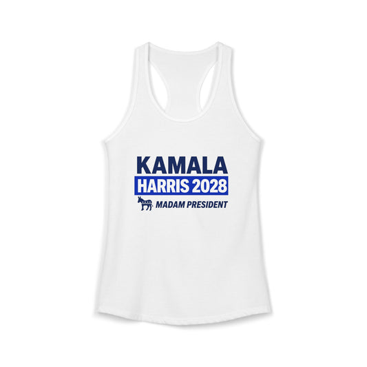 Kamala Harris 2028 Racerback Tank for Women