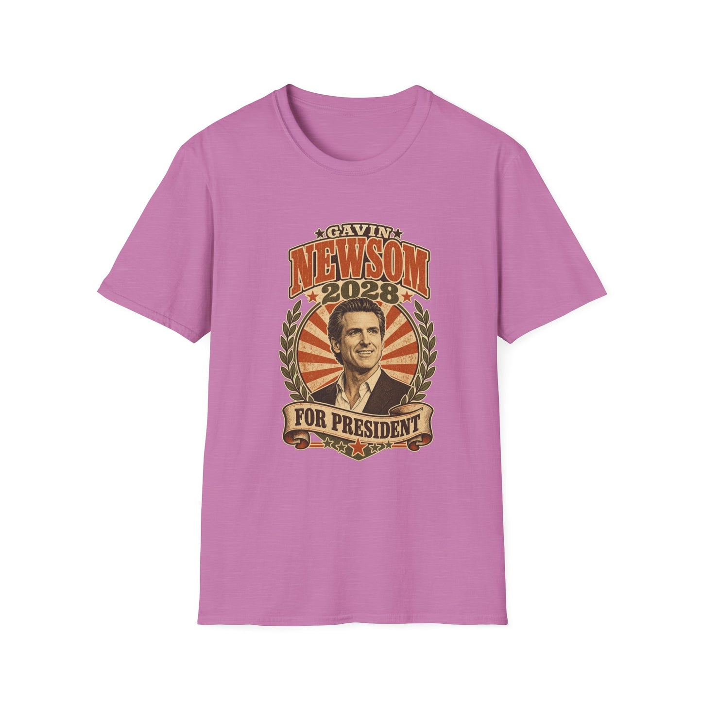 Gavin Newsom 2028 For President Vintage Campaign T-Shirt