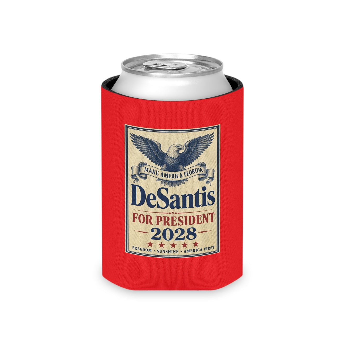 DeSantis For President 2028 Can Cooler Koozie