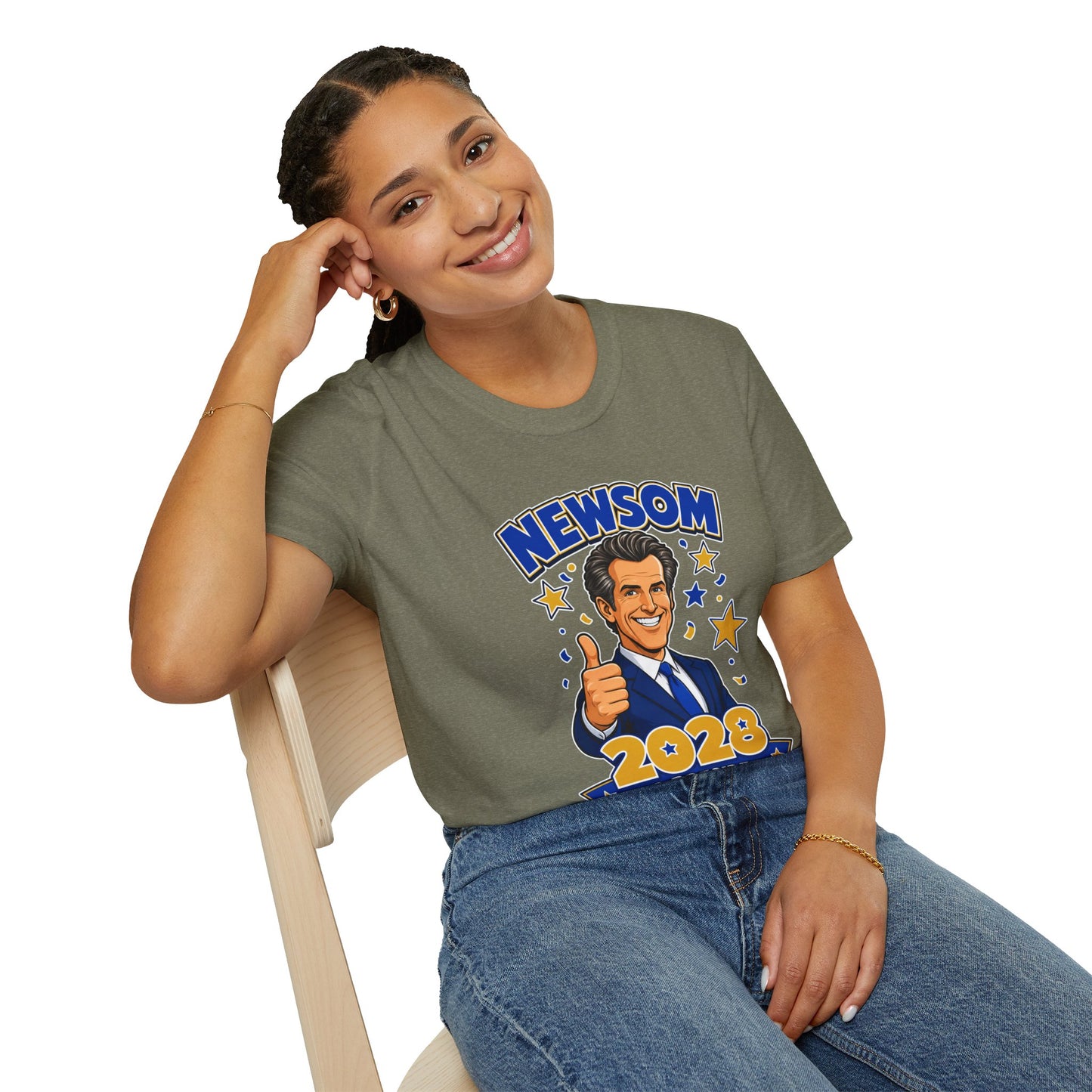 Newsom 2028 For President T-Shirt