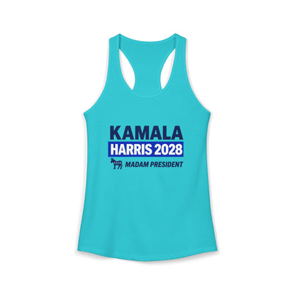 Kamala Harris 2028 Racerback Tank for Women