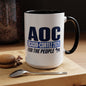 Alexandria Ocasio-Cortez 2028 15oz Large Coffee Mug – 'For The People'