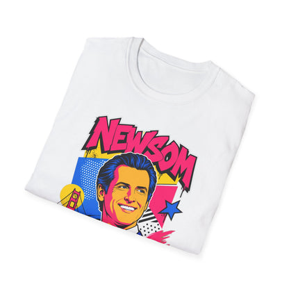 Gavin 2028 For President Pop Art Campaign T-Shirt