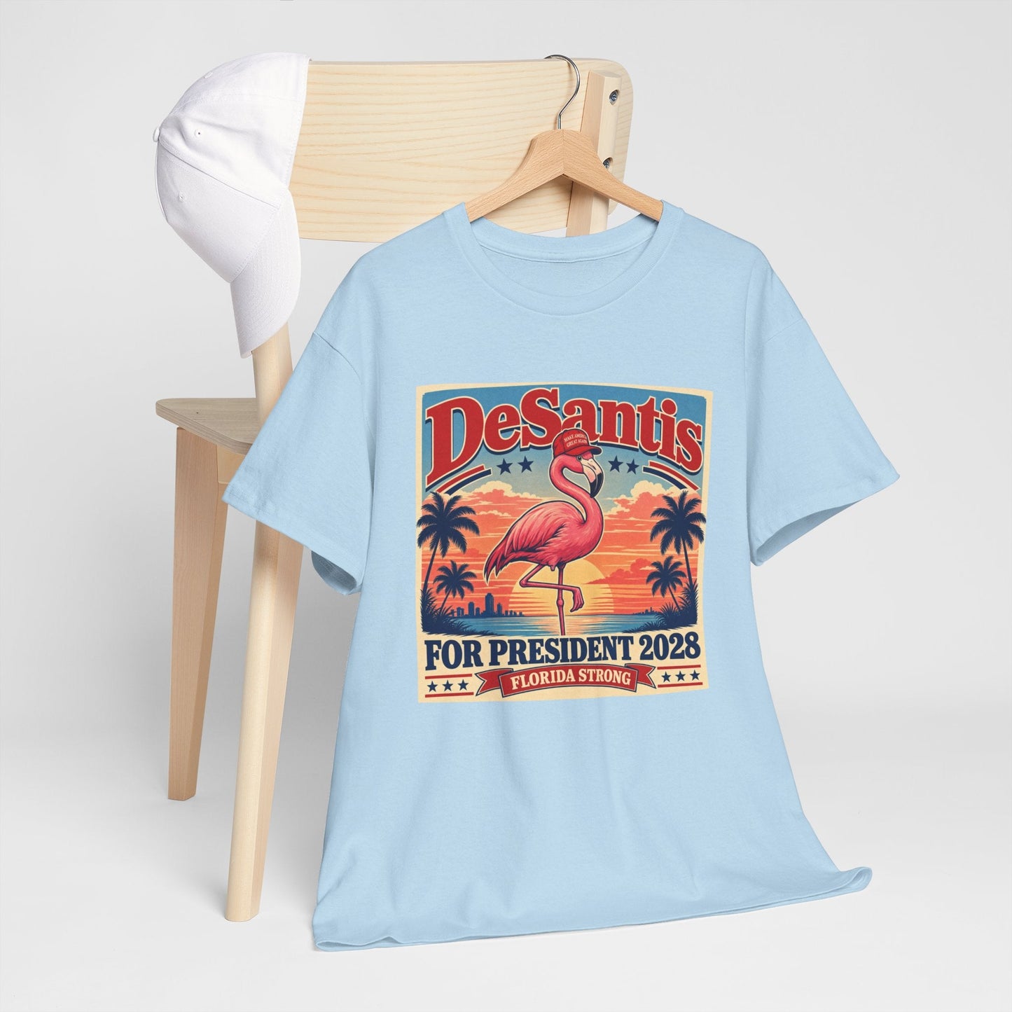 DeSantis 2028 for President Flamingo T-Shirt