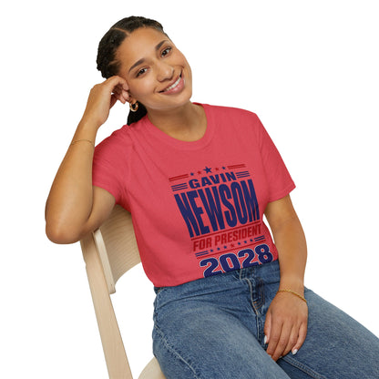 Gavin Newsom For President 2028 T-Shirt