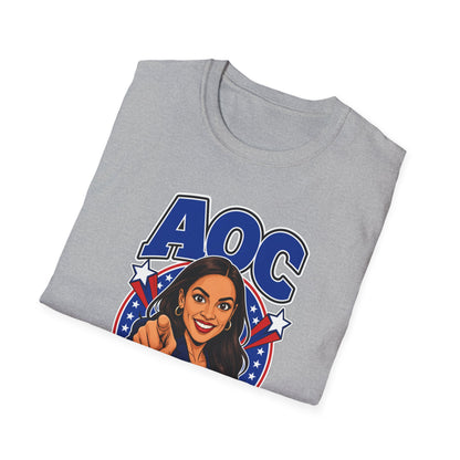 Alexandria Ocasio-Cortez 2028 AOC For President Campaign T-Shirt