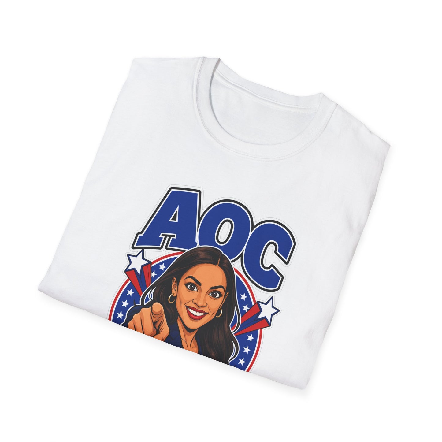 Alexandria Ocasio-Cortez 2028 AOC For President Campaign T-Shirt