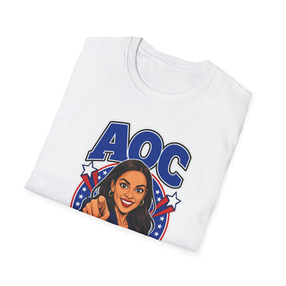 Alexandria Ocasio-Cortez 2028 AOC For President Campaign T-Shirt