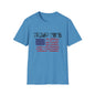 Trump 2028 Tattered American Flag T-Shirt