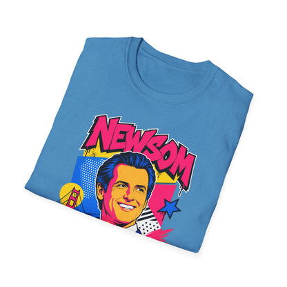 Gavin 2028 For President Pop Art Campaign T-Shirt