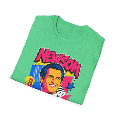 Gavin 2028 For President Pop Art Campaign T-Shirt