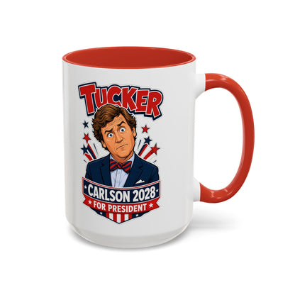 Tucker Carlson 2028 for President Coffee Mug Large 15oz