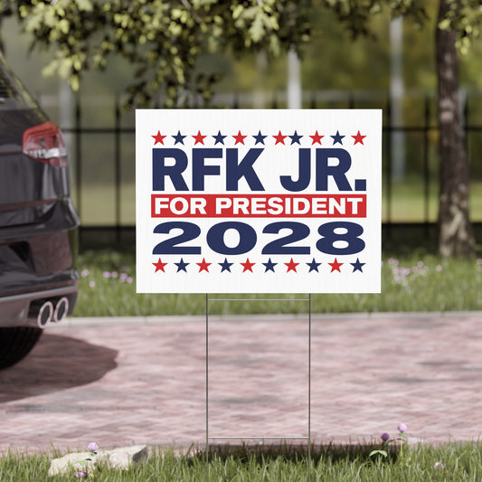 Robert Kennedy JR - RFK Jr Presidential Campaign Yard Sign w/Stake