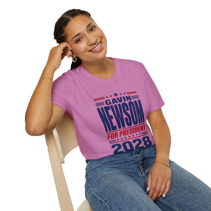 Gavin Newsom For President 2028 T-Shirt
