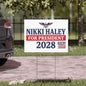Nikki Haley 2028 Presidential Campaign Yard Sign w/Stake