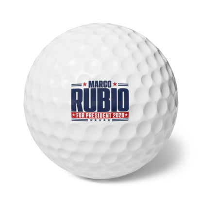 Marco Rubio 2028 Golf Balls 6 Pack