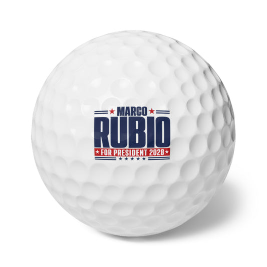 Marco Rubio 2028 Golf Balls 6 Pack