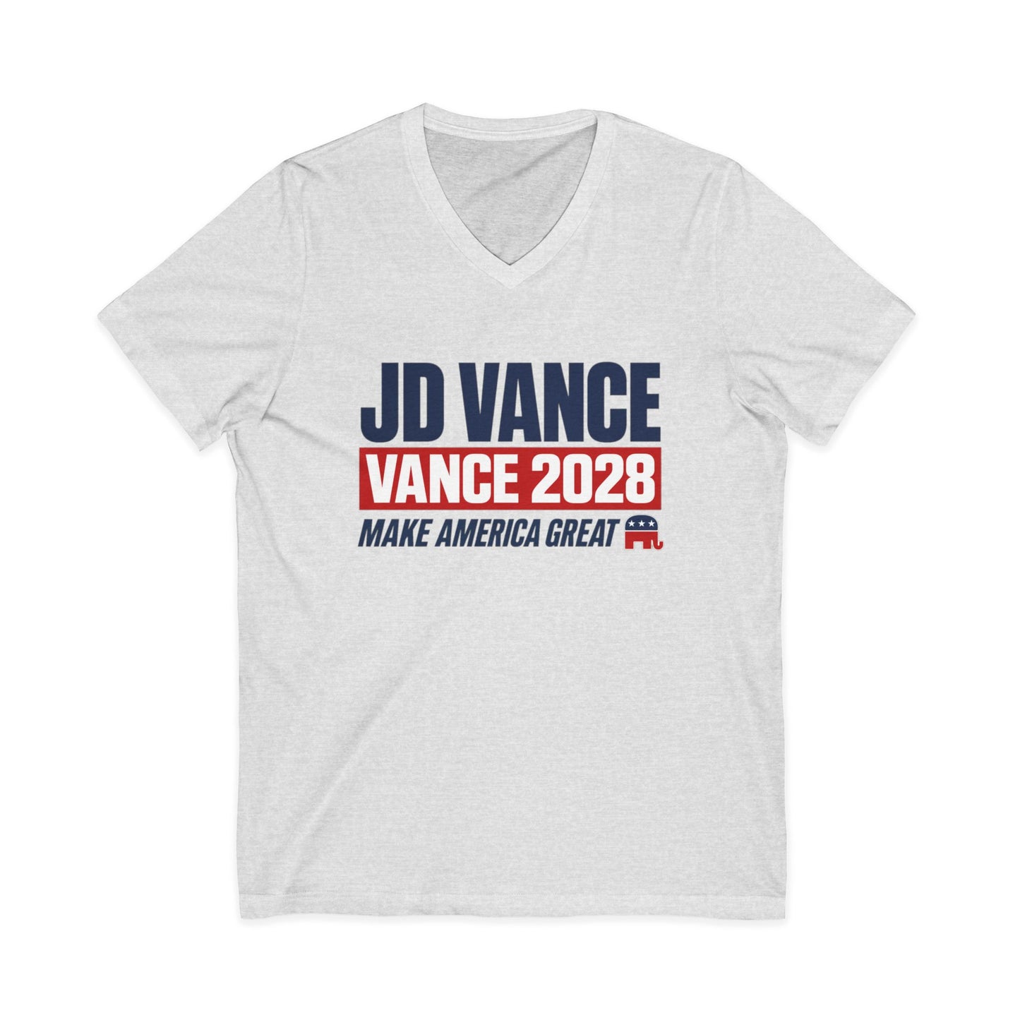 JD Vance 2028 Campaign V-Neck T-Shirt — Make America Great Republican Tee