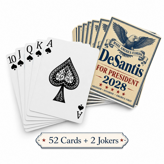 DeSantis 2028 Poker Playing Cards – Political Campaign Card Deck